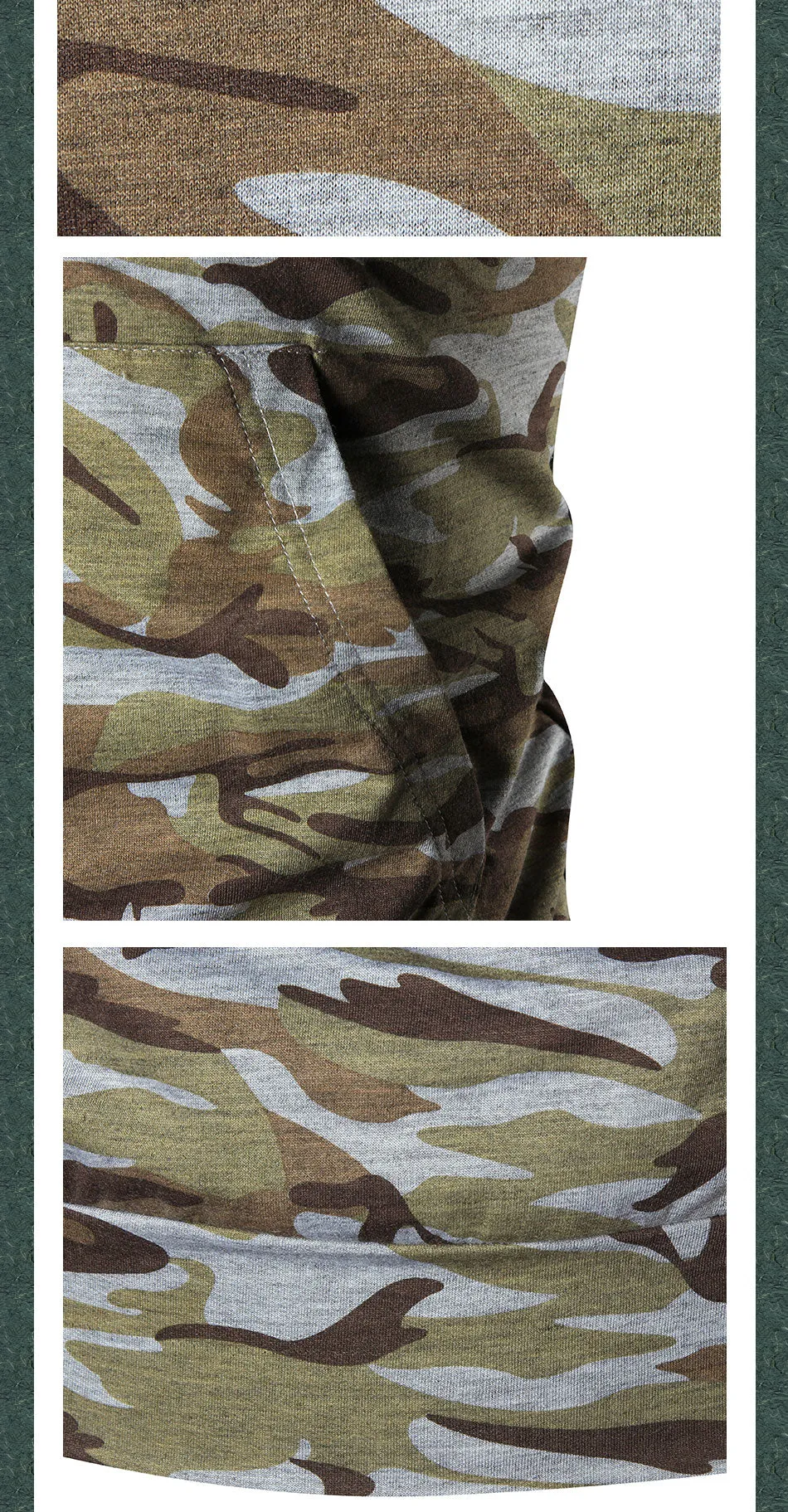 Winter Camoflage Casual Hoodie