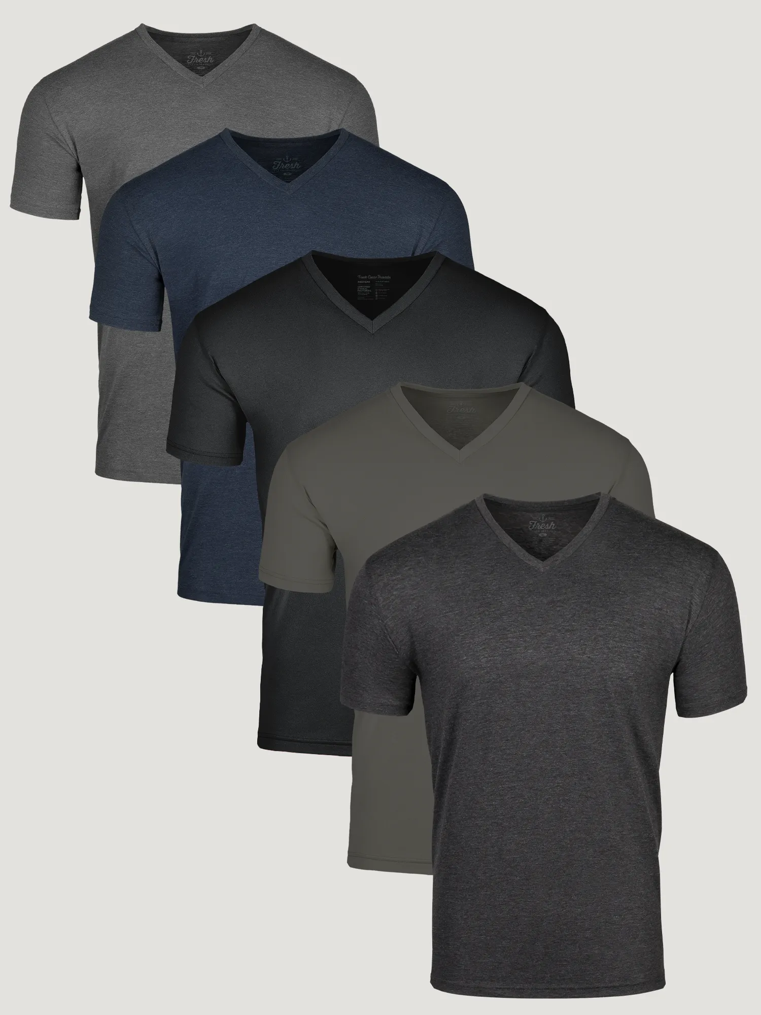 Winter Essentials V-Neck 5-Pack