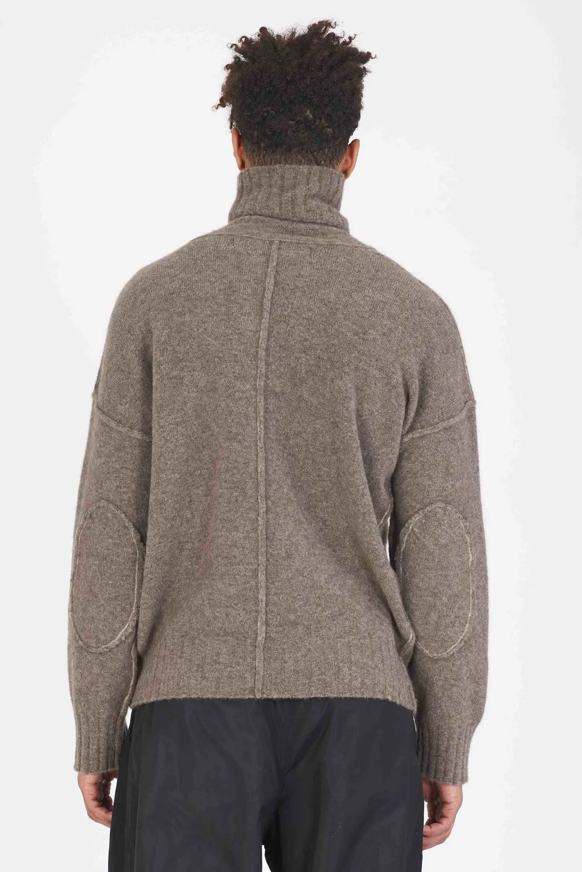 Yak Turtleneck Sweater - Taupe