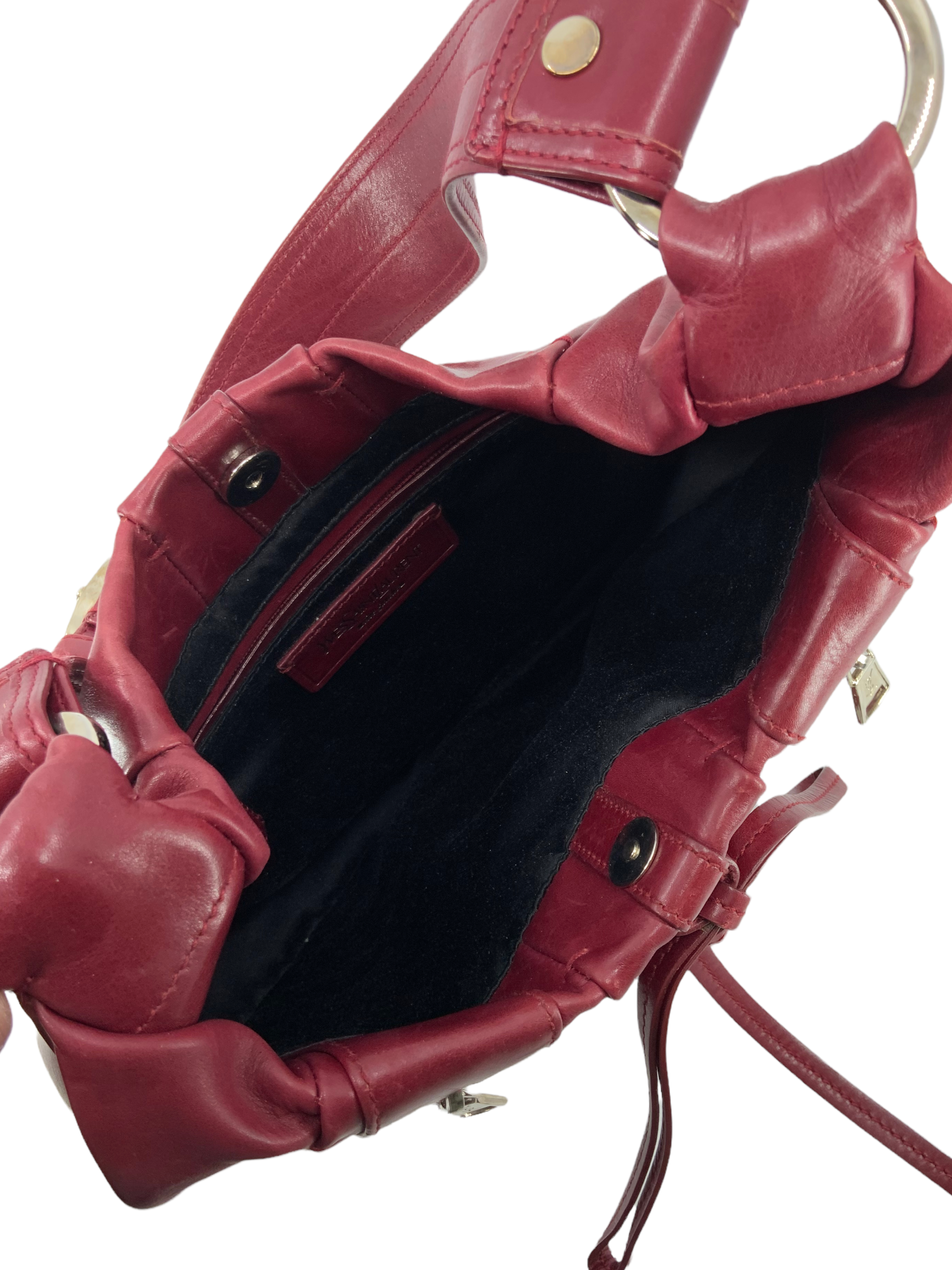 Yves Saint Laurent Leather Zipper Shoulder Bag